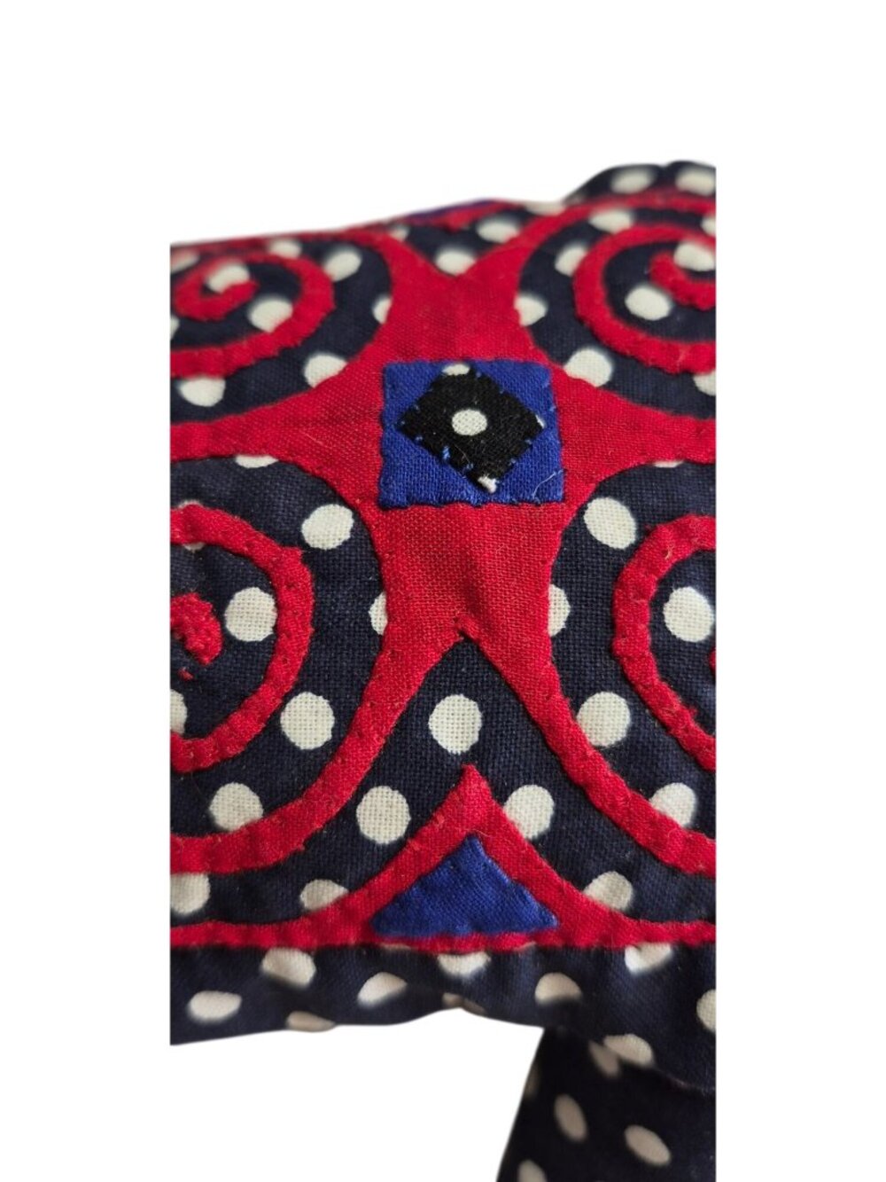 Hand Stitched Polka Dot Fabric Turtle Plush Pin Cushion Toy Hard Tortoise - Picture 10 of 11